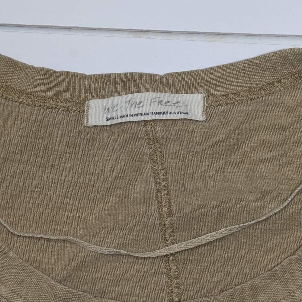 Free People We The Free CC tee slouchy Sz Small - Picture 5 of 7